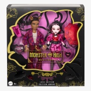 Колекционерски комплект Monster High Draculaura и Clawd Wolf Howliday Love Edition 