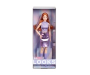 Кукла Barbie Looks- Модерна Барби с червена коса и лилав тоалет