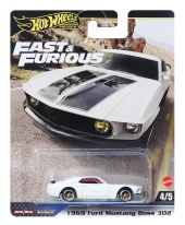 Метални колички Hot Wheels Fast and Furious, 1969 Ford Mustang Boss 302