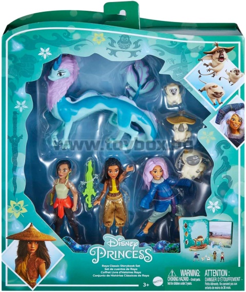Disney Princesses Story book - Рая и последният дракон, книга за игра
