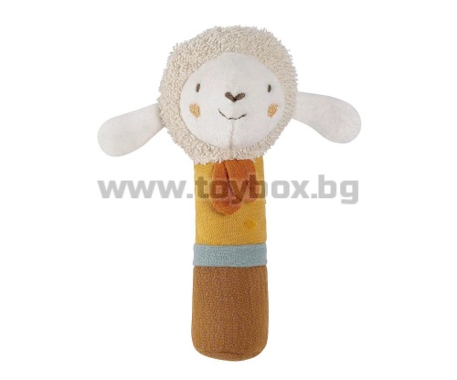 babyFEHN - Дрънкалка Овца FehnNATUR, 16 см