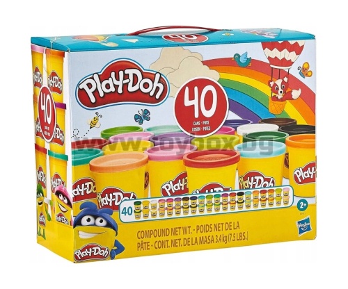 Play Doh - Комплект 40 цвята