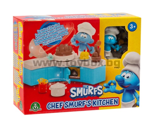 Смърфовете - Малък игрален комплект, Chef Smurf's Kitchen