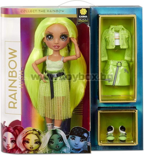 Колекционерска кукла Rainbow High - Karma Nichols