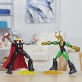 Marvel Avengers Bend and Flex Thor Vs. Loki Action Figure Toys