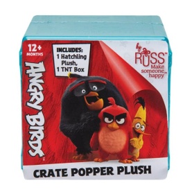 Миини плюшена играчка Angry Birds Crate Popper,изненада