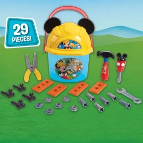 DISNEY Mickey Mouse Tools in bucket and helmet