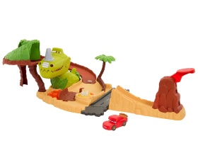 Disney Pixar Cars  Комплект състезателна писта динозавър