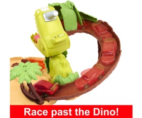 Disney Pixar Cars  Комплект състезателна писта динозавър