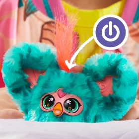 Интерактивно мини плюшено Furby с релаксираща лятна музика , повече от 45 звука и фрази
