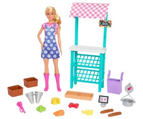 Кукла Barbie - Комплект фермерски щанд