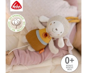 babyFEHN - Музикална играчка Овца FehnNATUR, 17 см