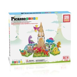 Picasso STEAM Магнитен конструктор Динозаври 26 части