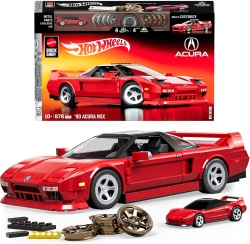 Mattel Brick Shop Комплект за сглобяване Hot Wheels Elite Series '90 Acura NSX с 876 части