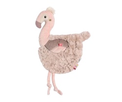 babyFEHN - Мини музикална играчка Фламинго Lazy, Crazy & Pink, 24 см