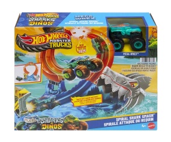 Hot Wheels - Монстер Тракс: Комплект с акула и колa