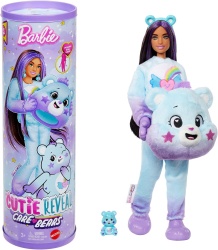 Кукла Barbie Barbie Cutie Reveal ,серия 2 Грижовните мечета - лилаво-синьо мече