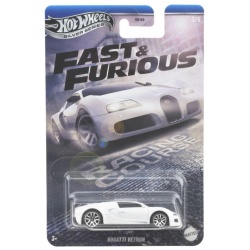 Метална количка Hot Wheels - Fast & Furious, Bugatti Veyron