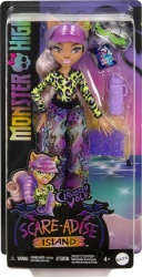 Кукла Monster High Scare-adise Island - Clawdeen Wolf с бански костюм