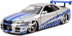  Jada - метална кола Бързи и яростни Nissan Skyline 1:24