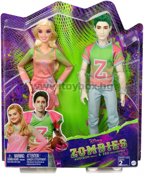 Кукли Адисън и Зед - Дисни Зомбита 2