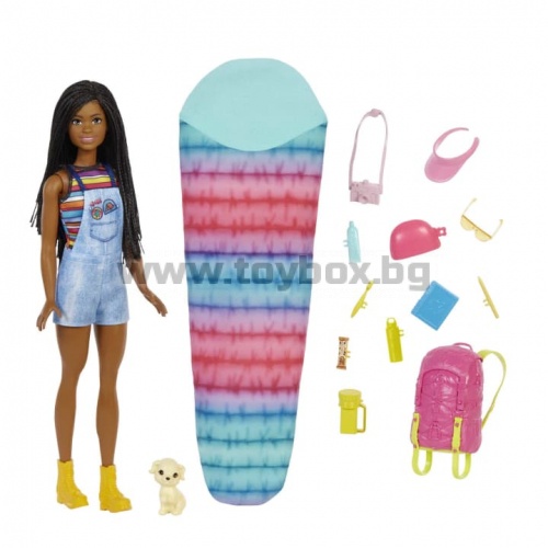 Кукла Barbie - На къмпинг: кукла Бруклин