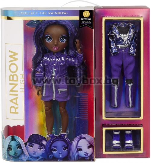 Колекционерска кукла  Rainbow High - Krystal Bailey