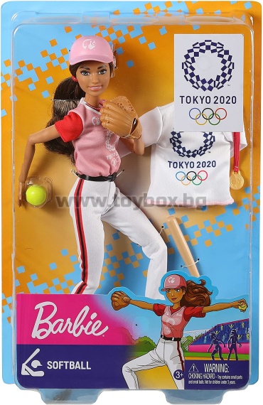 Кукла Barbie , професионален спортист по Софтбол