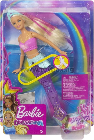 Кукла Barbie Dreamtopia,русалка със светлини