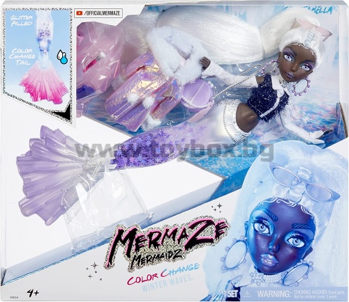 Кукла русалка Mermaze Mermaidz - Crystabella,Winter Waves