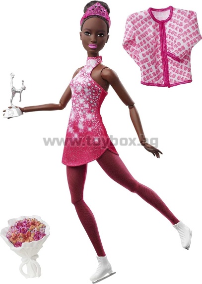 Кукла Barbie , професионален спортист по фигурно пързаляне