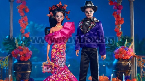 Колекционерски комплект кукли  Barbie Dia De Muertos 2023