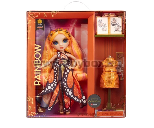 Кукла Rainbow High - Фантастична модна кукла, Poppy Rowan
