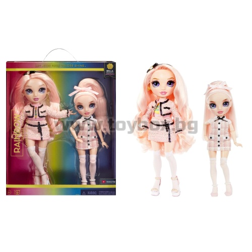 Кукли Rainbow High Bella , модни розови кукли 