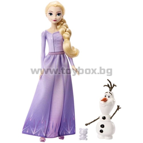 Замръзналото кралство 2 - кукла Елза  с Олаф