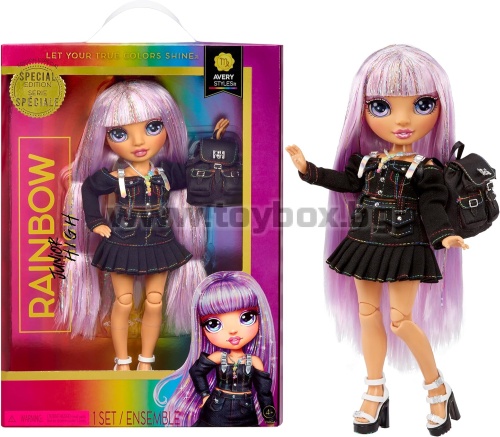 Специално издание на кукла Rainbow Junior High - Avery Styles