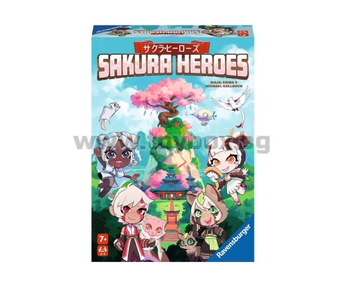 Настолна игра Ravensburger - Sakura Heroes