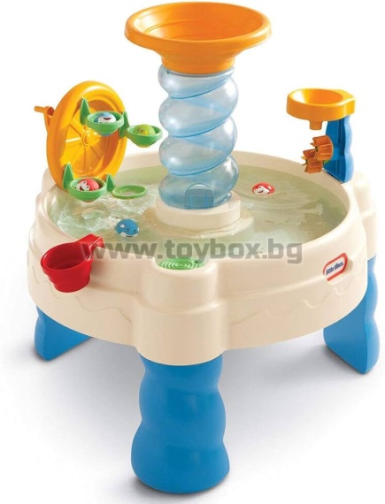 Масичка със спираловидни улеи за игра с вода Little Tikes