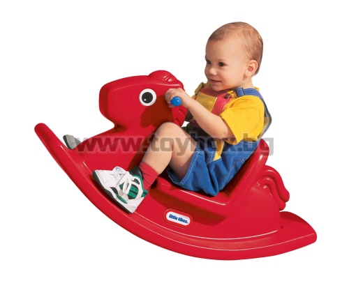 Люлеещ се кон Little Tikes, червен