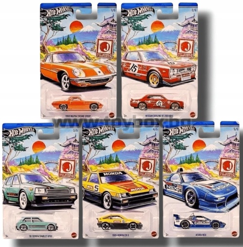 Метална количка Hot Wheels j-imports , цяла серия 