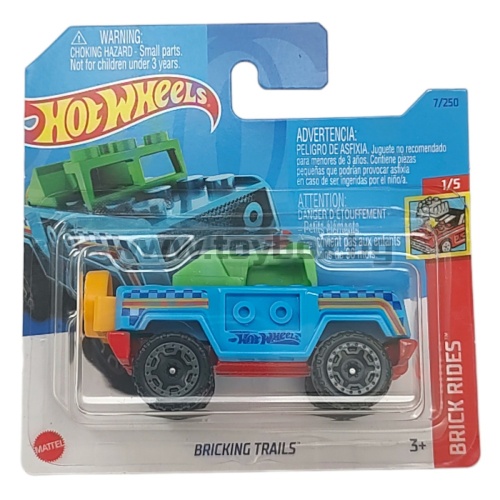 Метална количка Hot Wheels , Bricking Trails