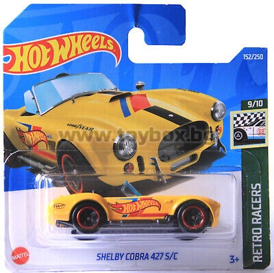 Метална количка Hot Wheels , Shelby Cobra 427 S/C