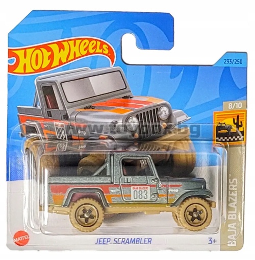 Метална количка Hot Wheels , Jeep Scrambler