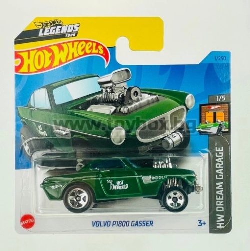 Метална количка Hot Wheels , Volvo P1800 Gasser