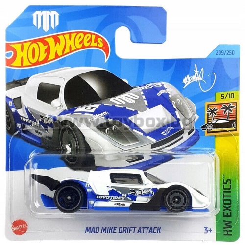 Метална количка Hot Wheels , Mad Mike Drift Attack