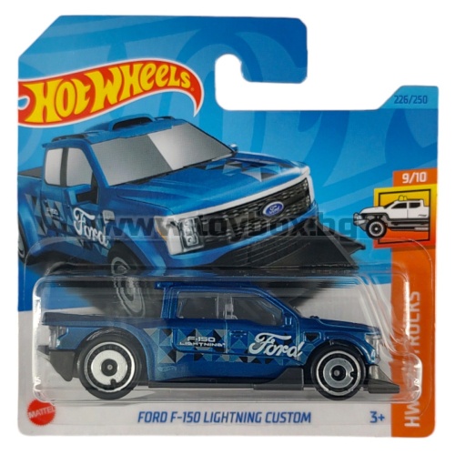 Метална количка Hot Wheels , Ford F-150 Lightning Custom