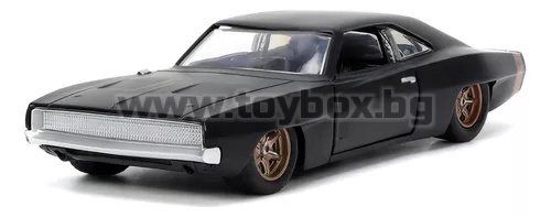 Jada - Метална кола  Fast & Furious ,1968 Dodge Charger Widebody 1:32