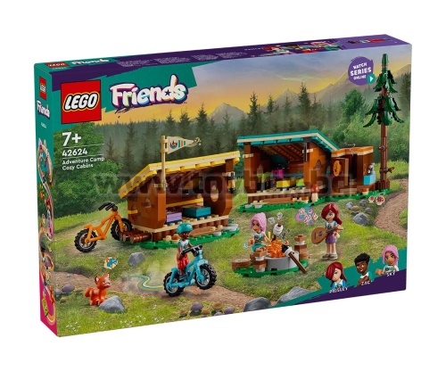 LEGO® Friends 42624 - Лагер за приключения - уютните хижи