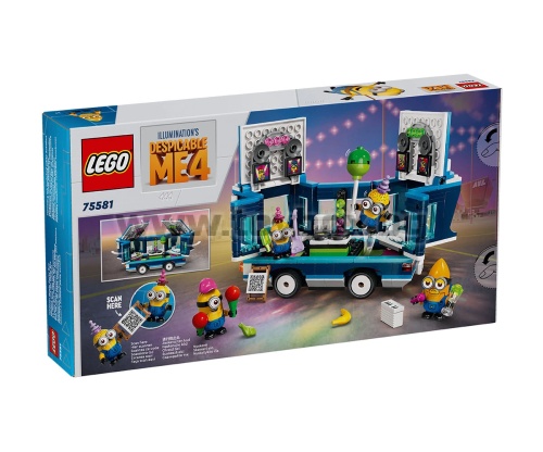 LEGO® Despicable Me 4 75581 - Музикалния парти бус на миньоните