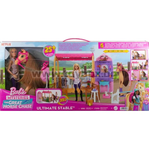 Barbie® Конюшна с кон и кукла Barbie® The Great Horse Chase